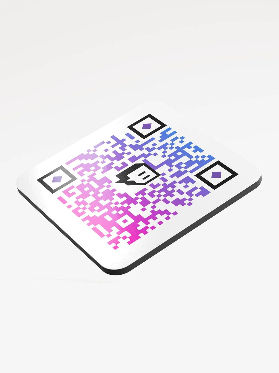 MA Twitch QR Code Cork Coaster product image (3)
