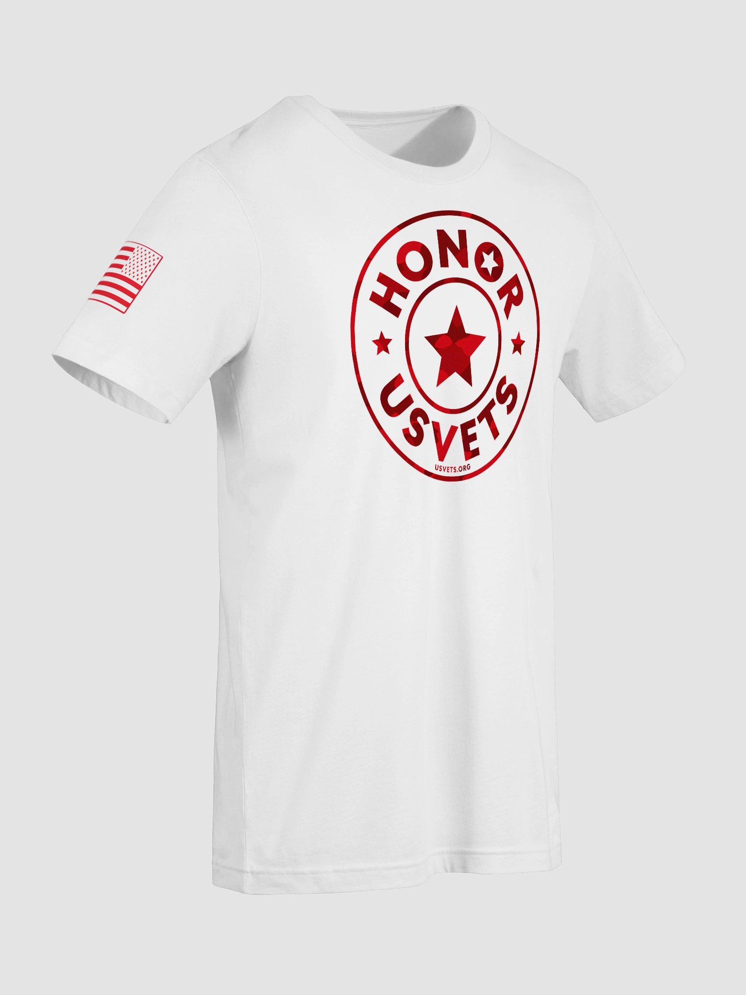 Red HONORUSVETS Star Tee product image (26)