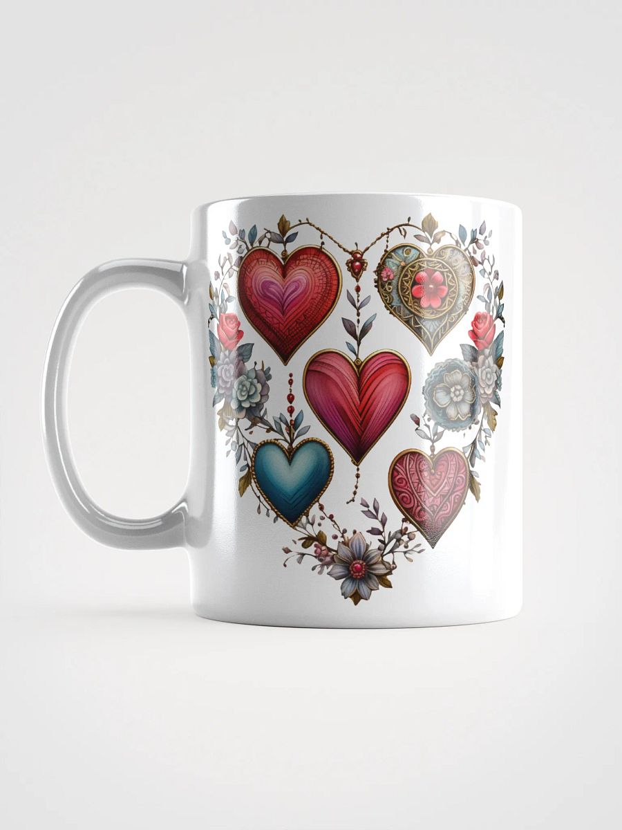 Vintage Valentine’s Day Hearts Coffee Mug product image (6)