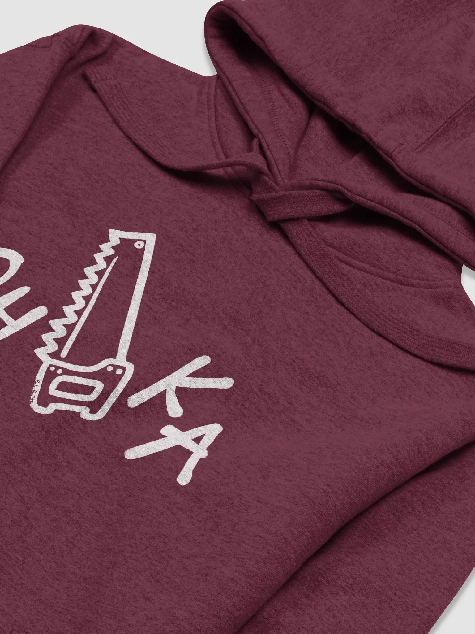 Oh-Saw-Ka (Osaka White Text) Premium Hoodie product image (3)