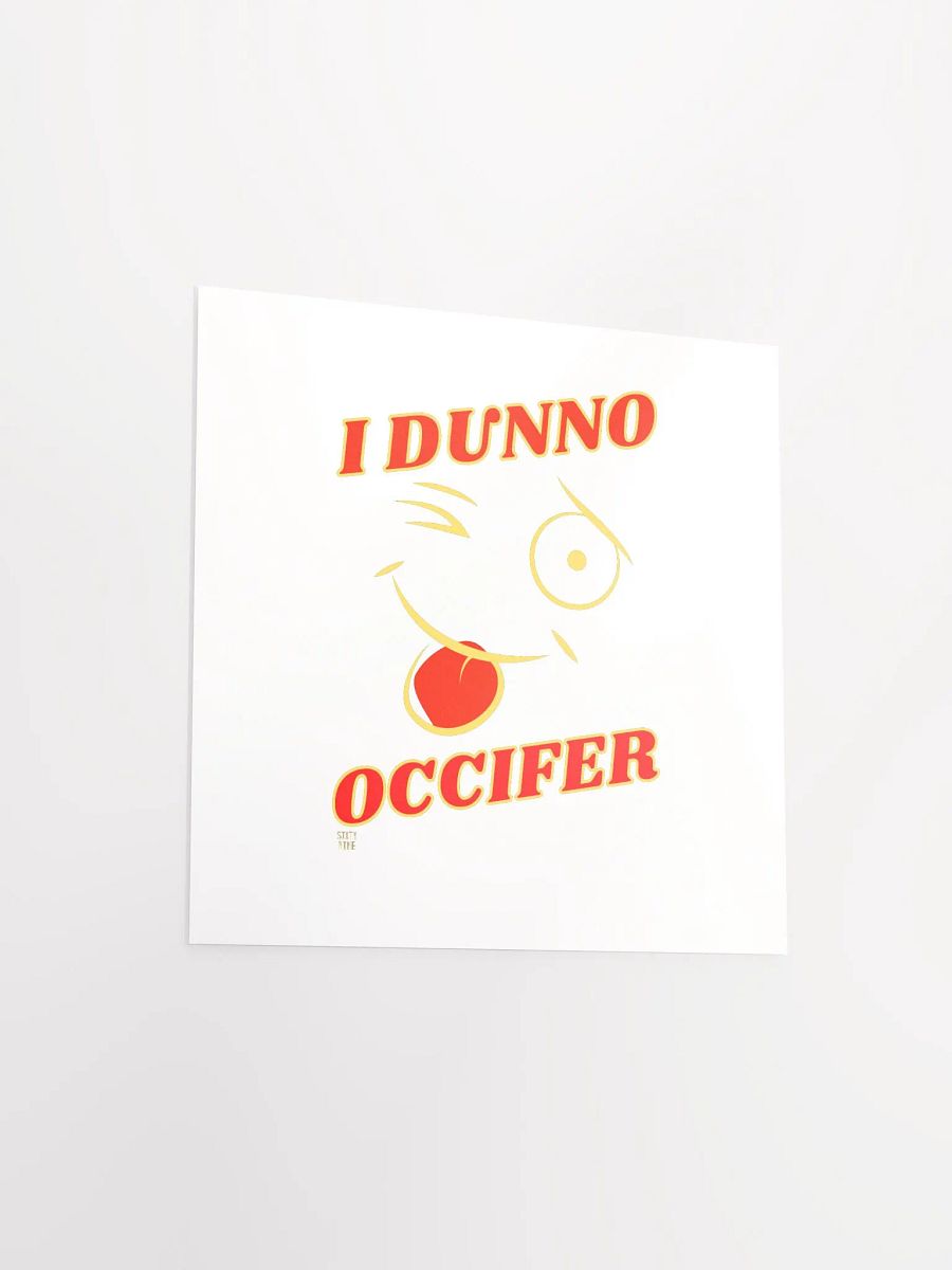 I DUNNO OCCIFER product image (12)