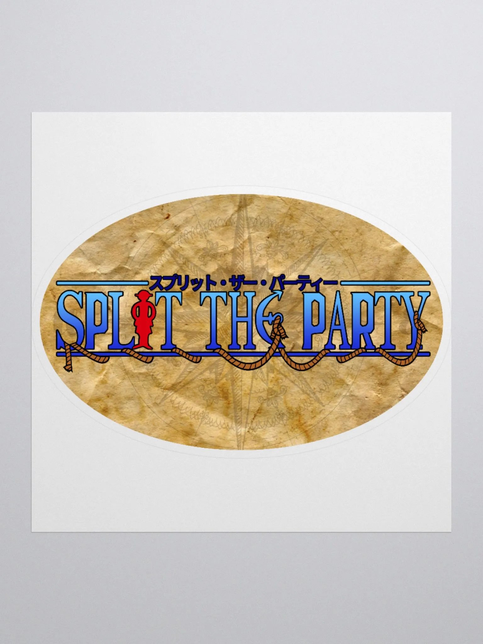 Splitty D. Party - Kiss Cut Parody Logo product image (1)