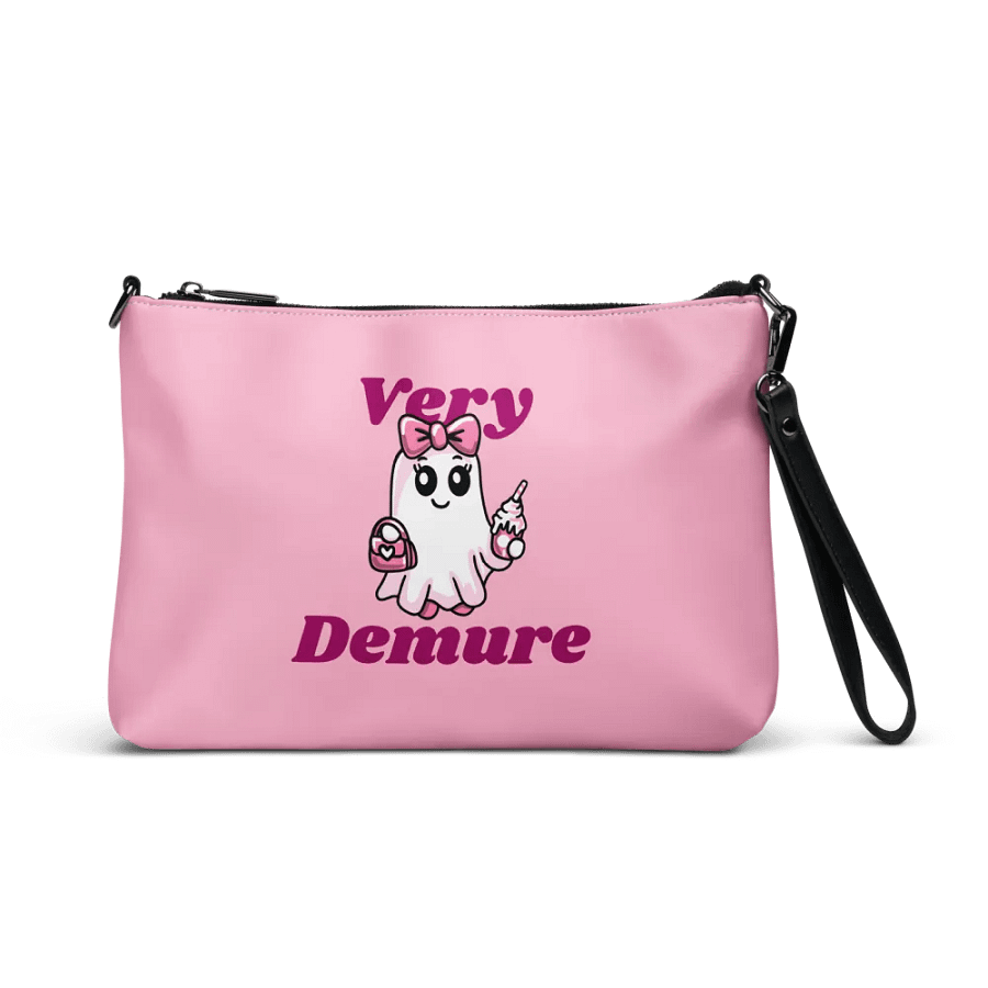 Very Demure Cute Ghost Flip-Sided Faux Leather Crossbody Bag product image (1)
