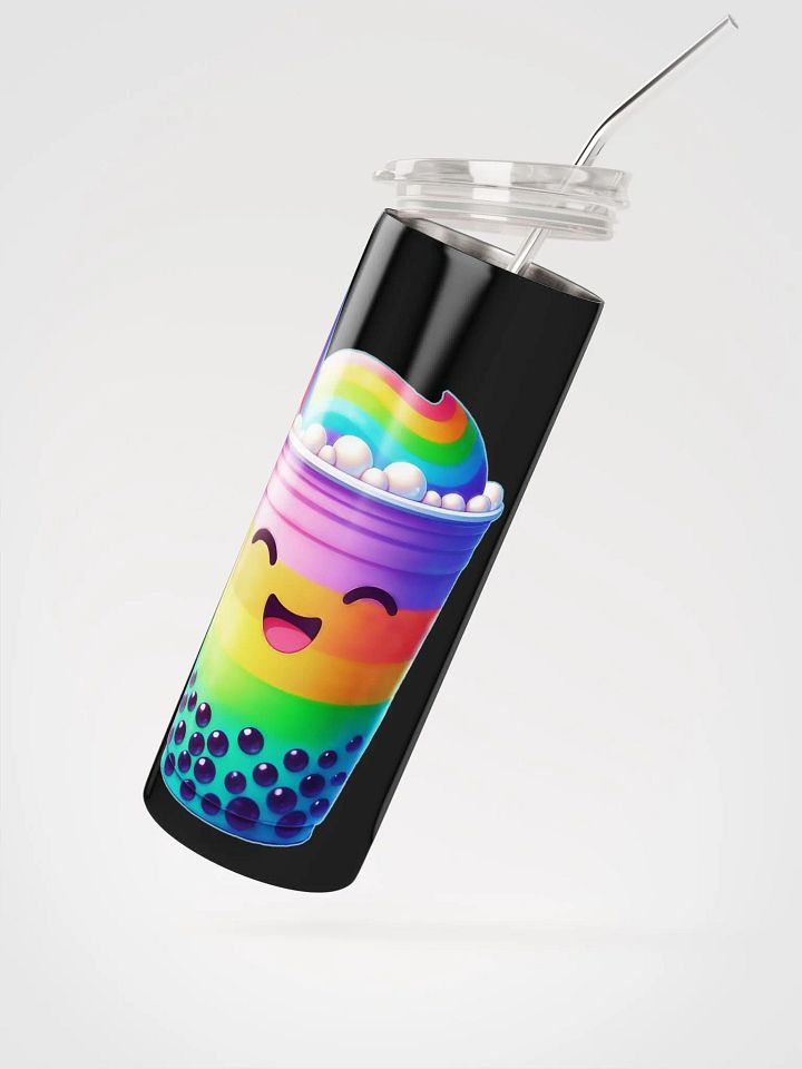 Rainbow Bubble Tea Happiness Stainless Steel Tumbler product image (3)