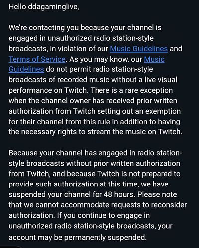 Well can't stream Christmas music on @twitch anymore for now on I stream Christmas music on @kick https://kick.com/ddagaming