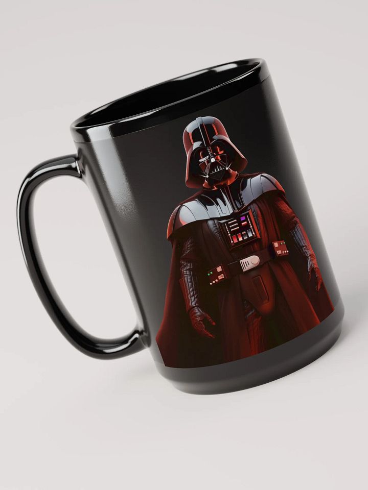 Vader vs Yoda Black Glossy Mug product image (2)