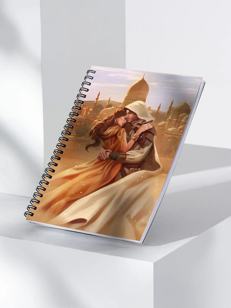Sand & Magic Spiral Notebook ~ Navid & Izra (Shadow and Starlight) product image (3)