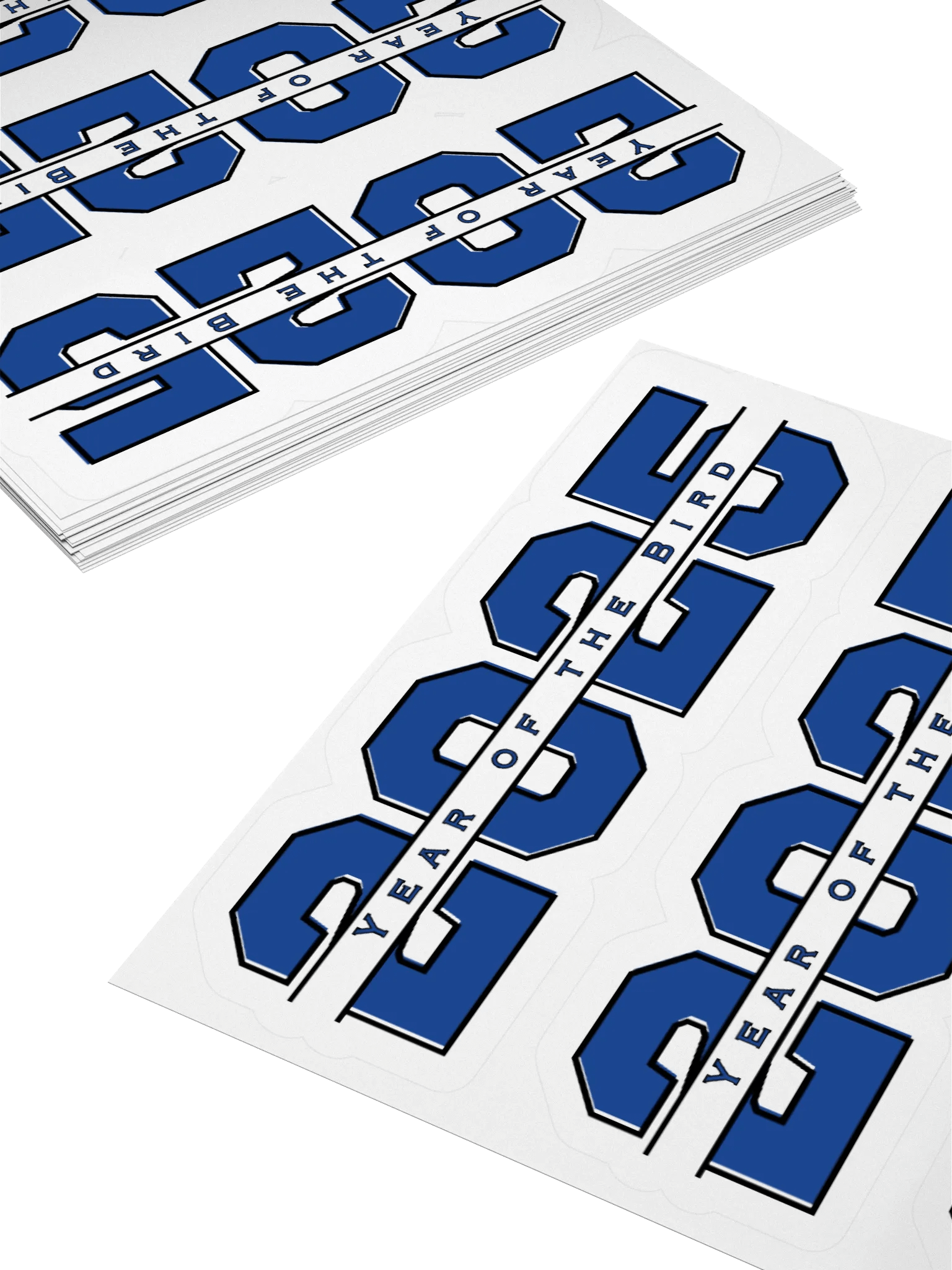 Blue "Year of the Bird" Stickers product image (4)