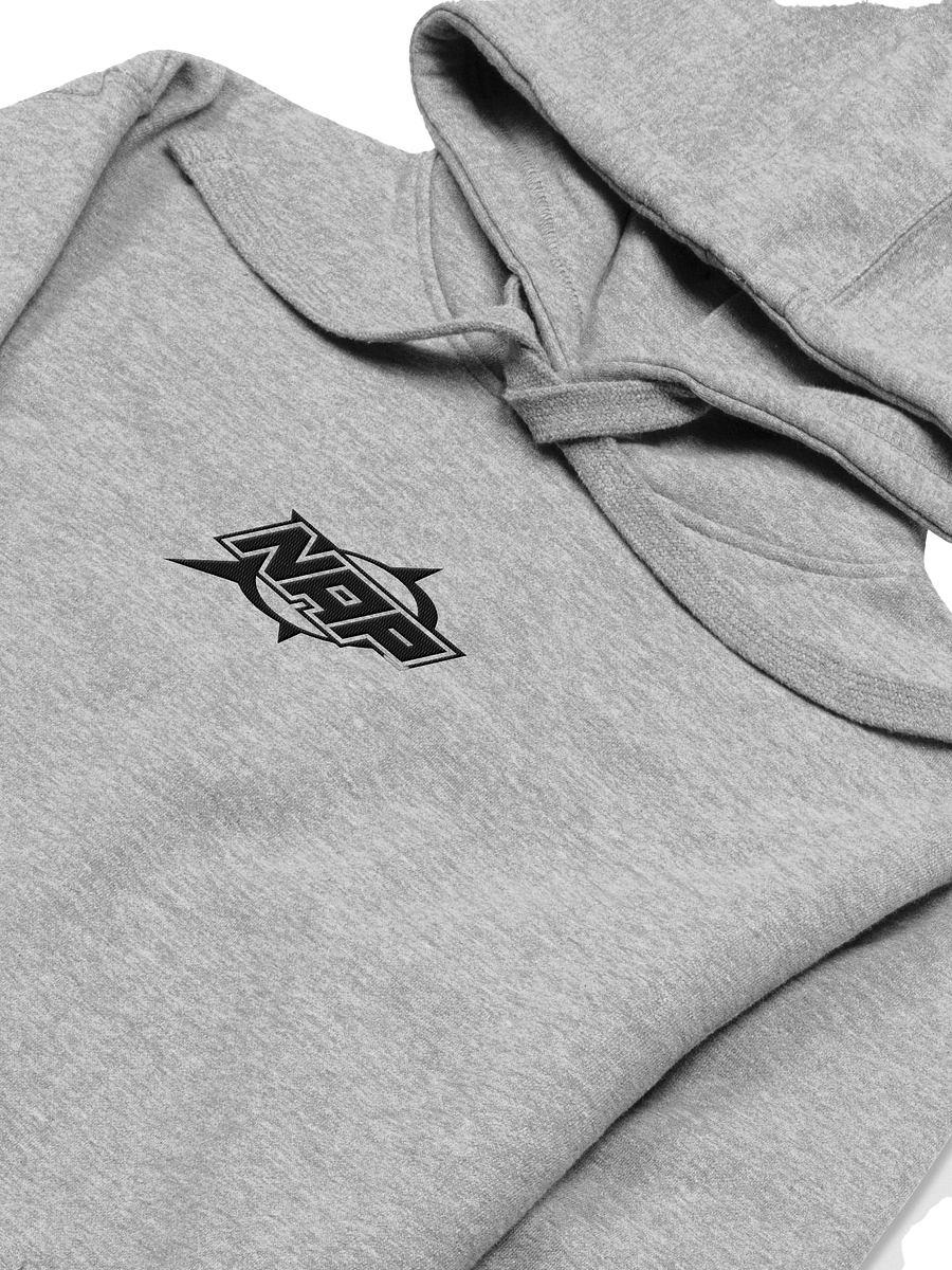 Embroidered Logo Hoodie - Grey product image (3)