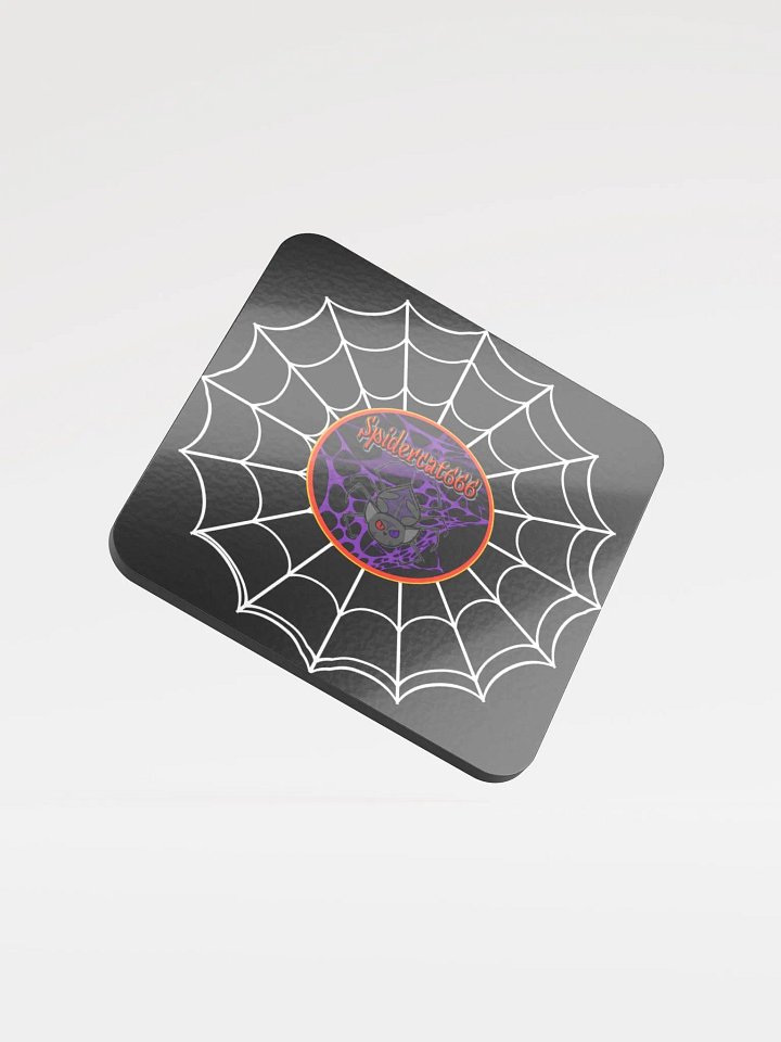 Simple coaster with Spidercat666 main logo product image (1)