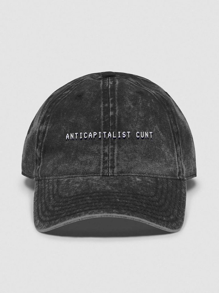 ANTICAPITALISTIC C*NT vintage wash dad hat product image (3)