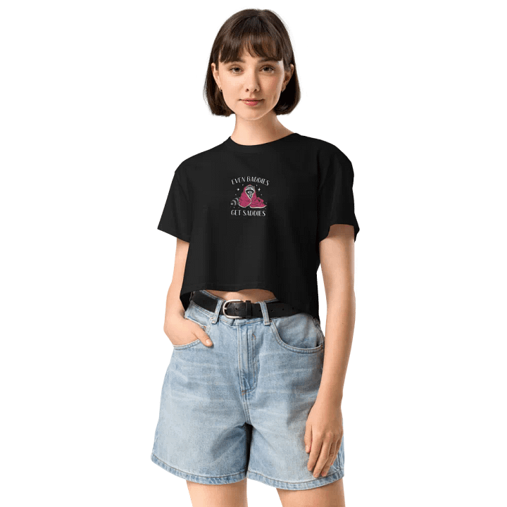 'Baddie Racoon' Women's Crop Top product image (1)