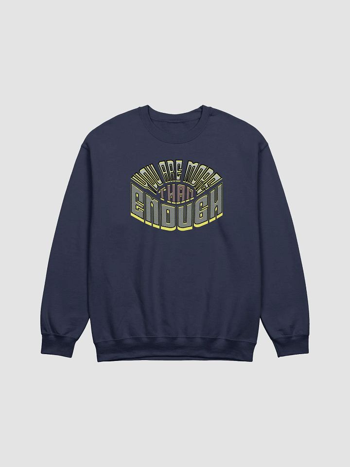 You Are More Than Enough Empowerment Stripes Crewneck Sweatshirt product image (13)