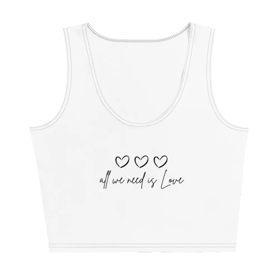 All we need is love | Cropped tank top product image (9)
