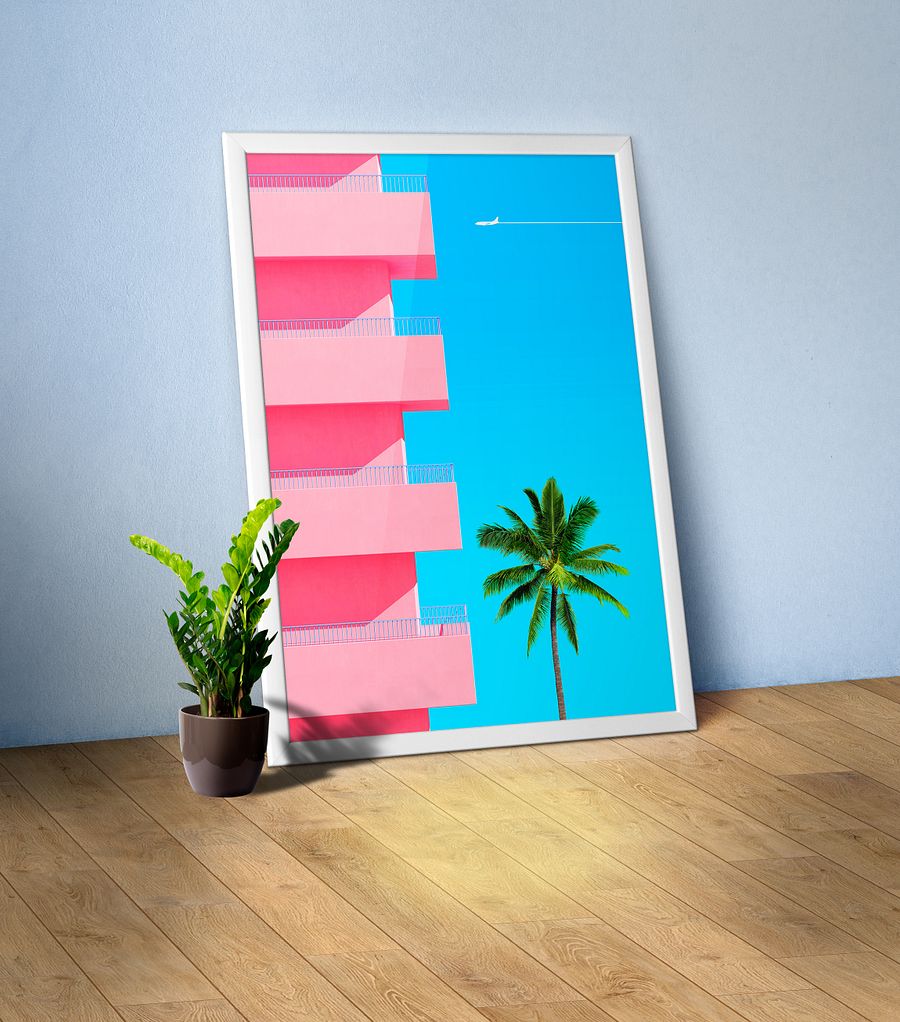 Canaries, Ibiza, Spain, Miami, Florida, Egypt, Morocco, Tunisia — Minimalistic travel posters, Boho travel art product image (1)
