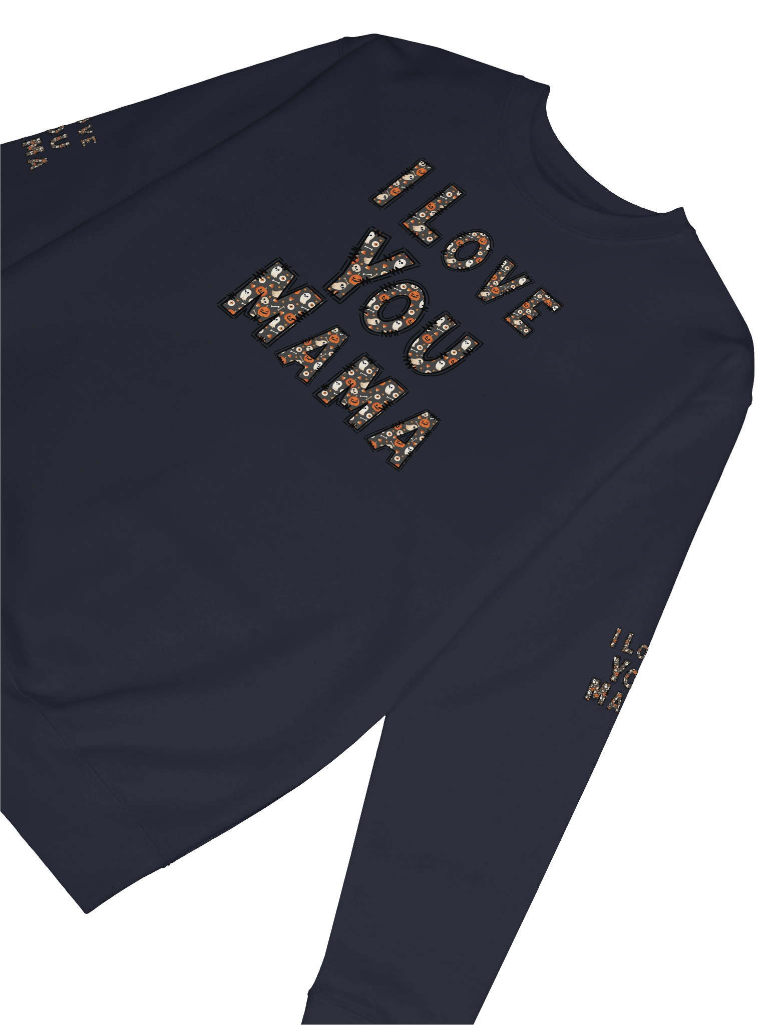 I Love You Mama Halloween Alphabet Sweatshirt product image (62)