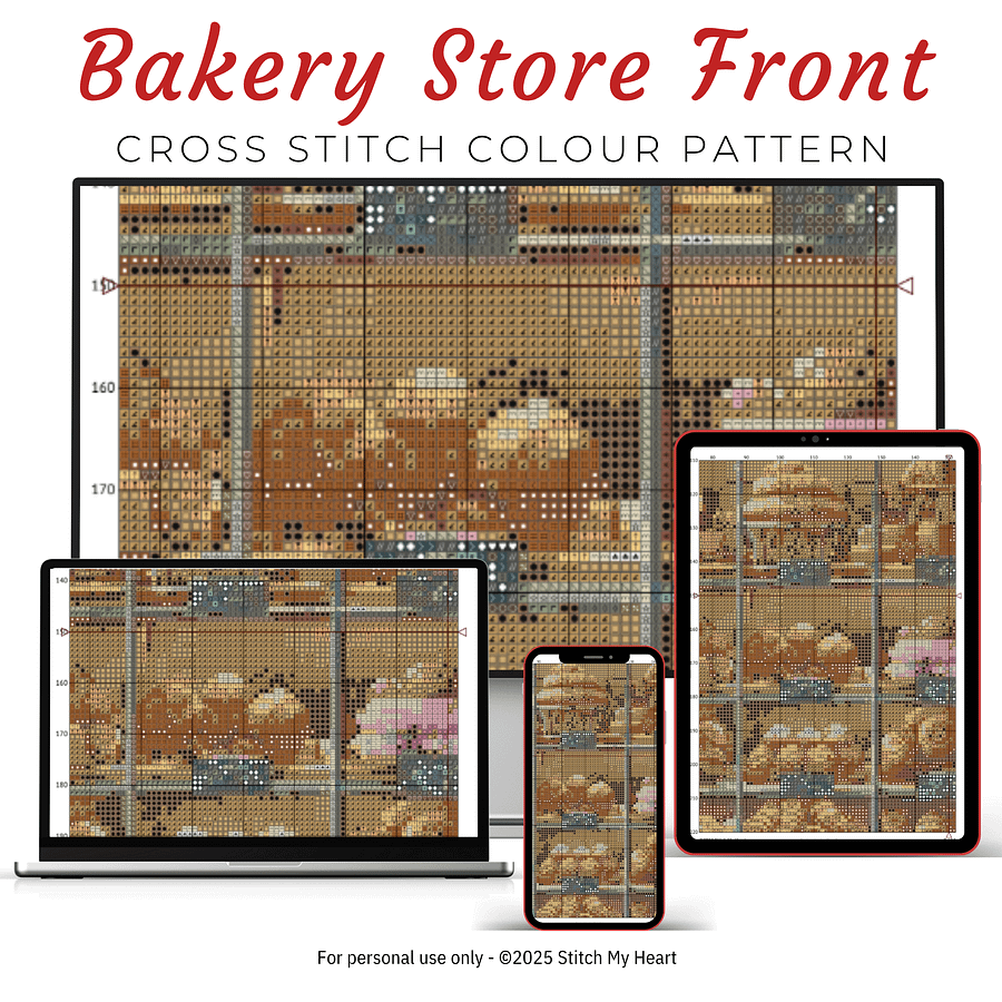 Bakery Store Cross Stitch Pattern product image (3)