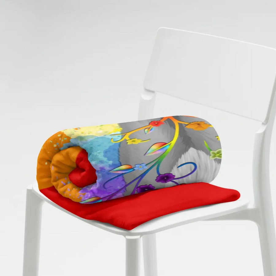 Rainbow Pride Fox Blanket (2023) product image (7)