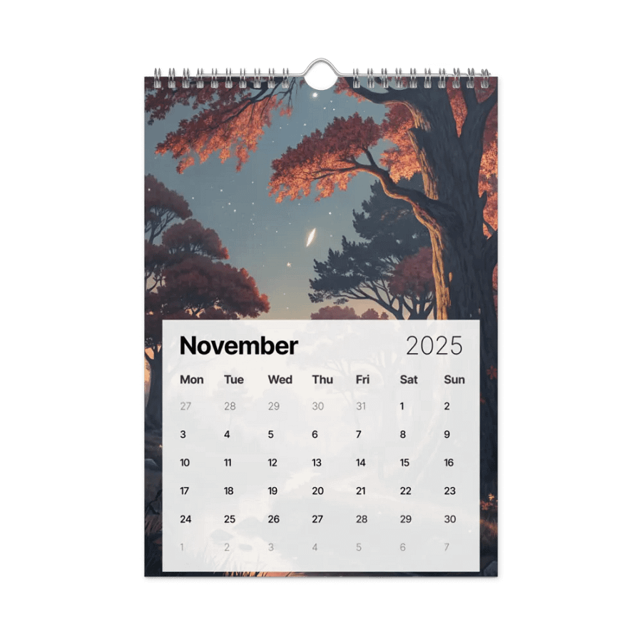 MAGICAL ANIME SEASONS WALL CALENDAR 2025 product image (11)