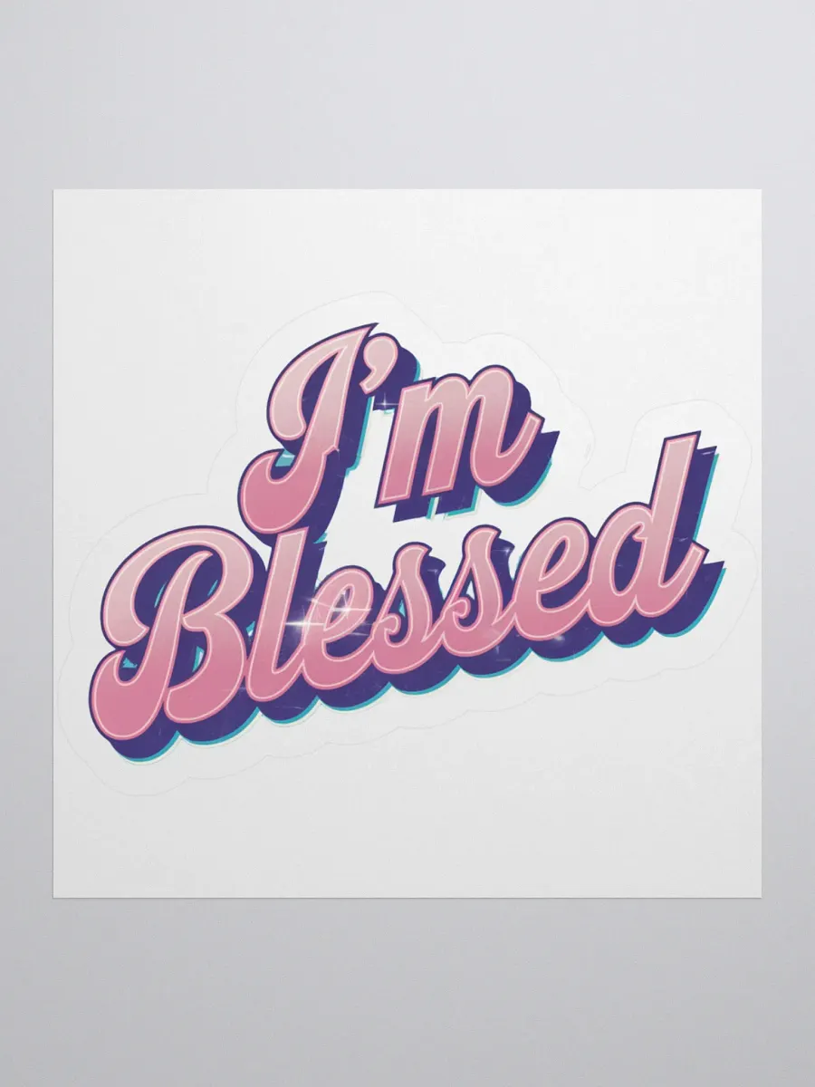 Im Blessed Sticker product image (2)