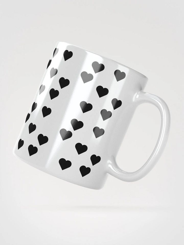 Heartfelt Grid White Glossy Mug product image (6)