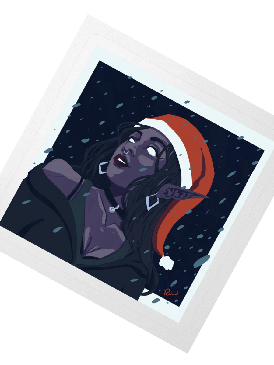 Winter Wonder Kiss Cut Sticker product image (2)