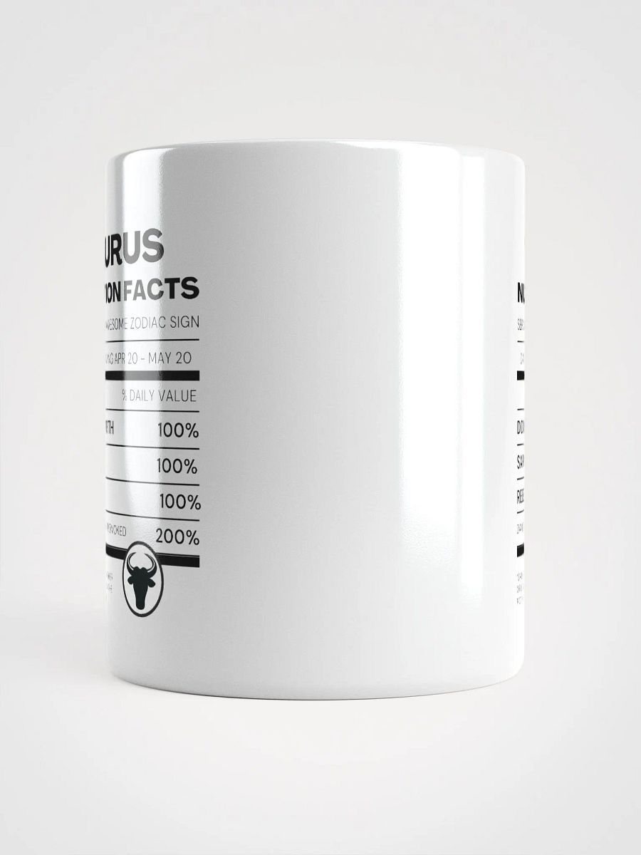 Taurus Nutrition Facts Mug product image (6)