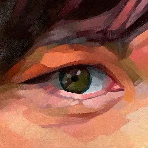 Happy Björk Day! Today is her birthday so I painted this eye portrait for the occasion. 

A full timelapse was filmed for thi...