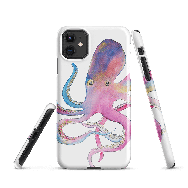 Rainbow Octopus iPhone Snap Case product image (1)