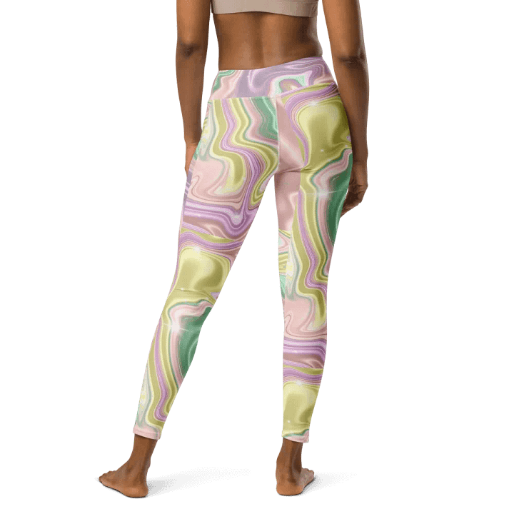 Mystic Waves High-Rise Tie-Dye Leggings - Soft Color Fusion product image (2)
