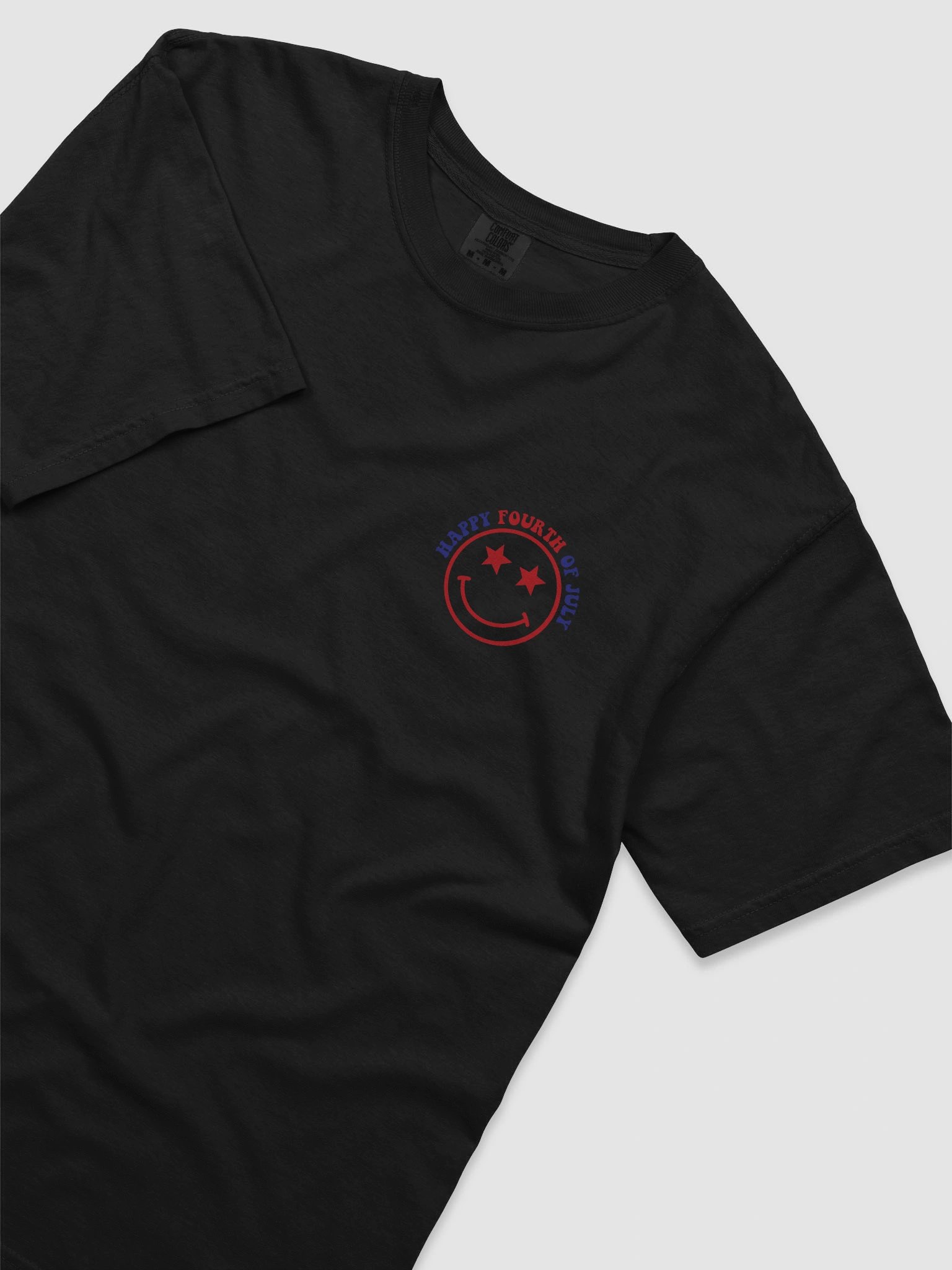 Patriotic Smiley Face Fourth of July T-Shirt product image (50)