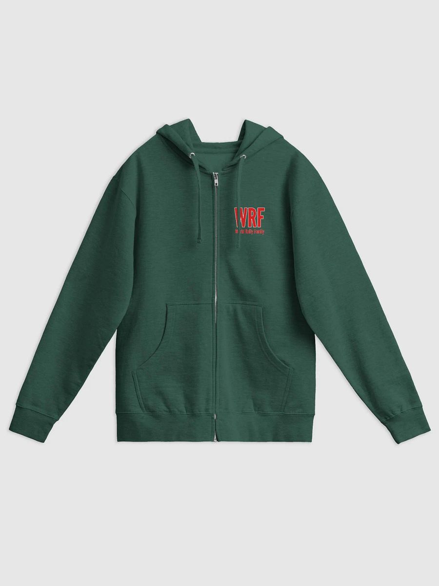 WRF logo full zip hoodie product image (4)