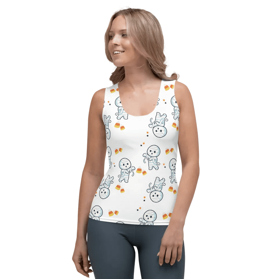 Cute Spooky Halloween pattern Women's Tank Top product image (1)
