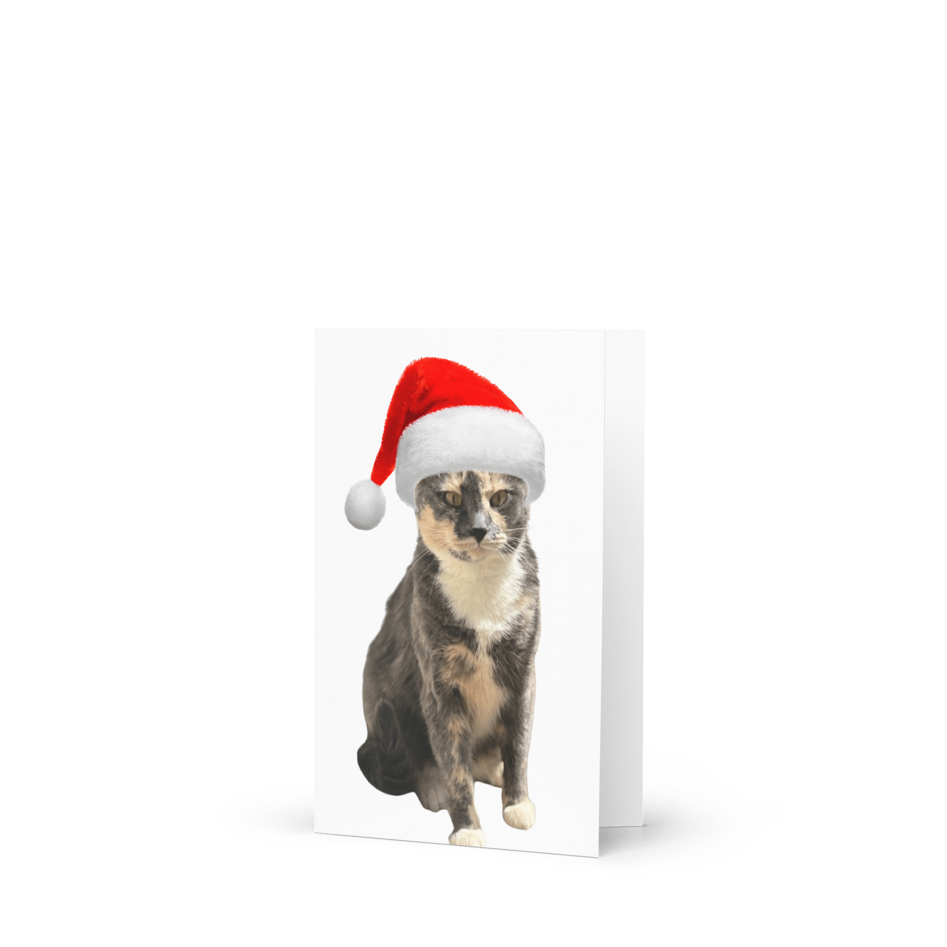 Kitty Christmas Hat Card product image (1)