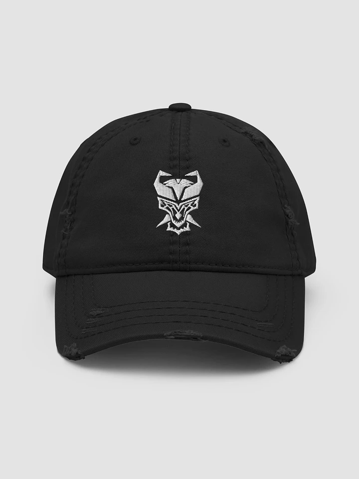 Demon Logo Distressed Dad Hat product image (1)