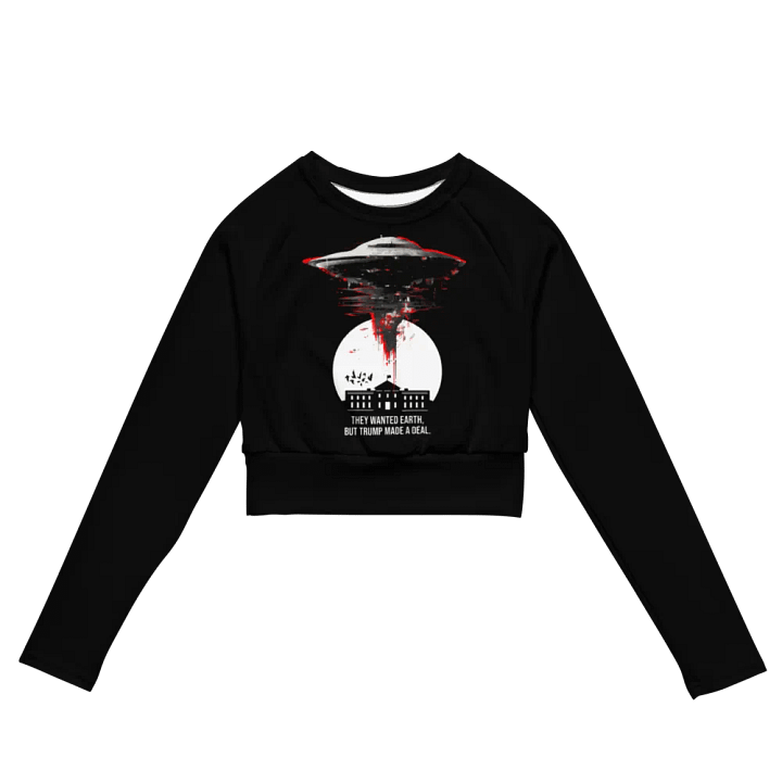 Trump's Extraterrestrial Deal Crop Top product image (1)