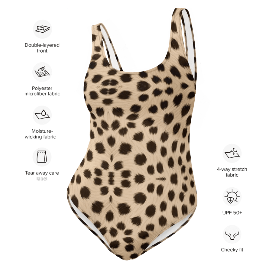Turn Heads in Our Bold Tawny All-Over Print Swimsuit product image (2)