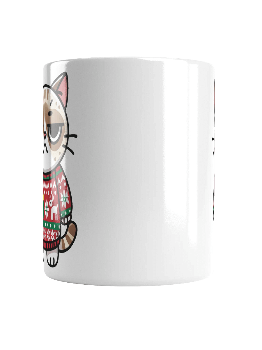 Unimpressed Cat Christmas Mug product image (5)