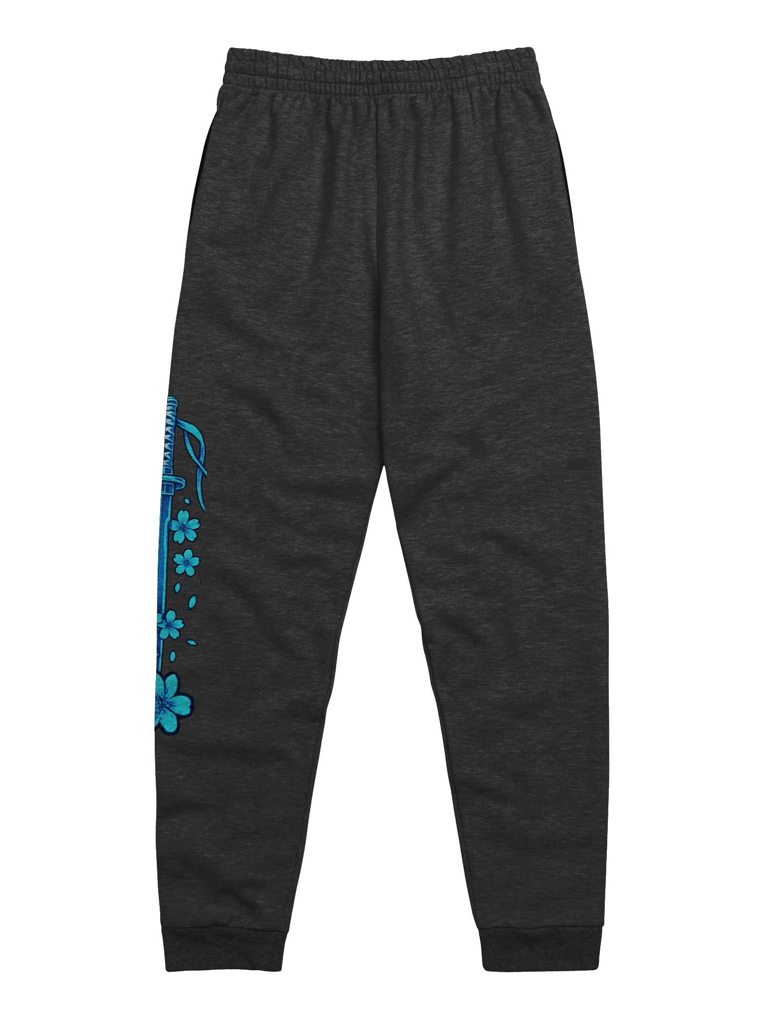 Blue Katana Blossom Joggers product image (9)