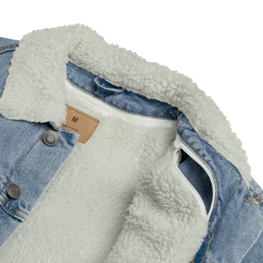 Be Revival - Embroidered Sherpa Jean Jacket product image (3)