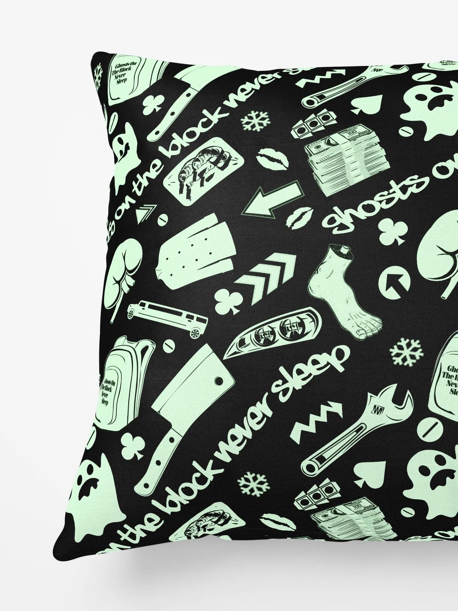 A8M - Ghosts On The Block Never Sleep Shorty Pillow (Creamy April) product image (3)