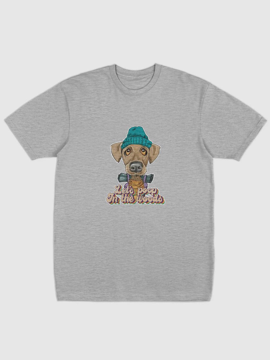 Camping Dog - Let's poop in the Woods Tank - All colors Men's Shirt - Large print product image (31)