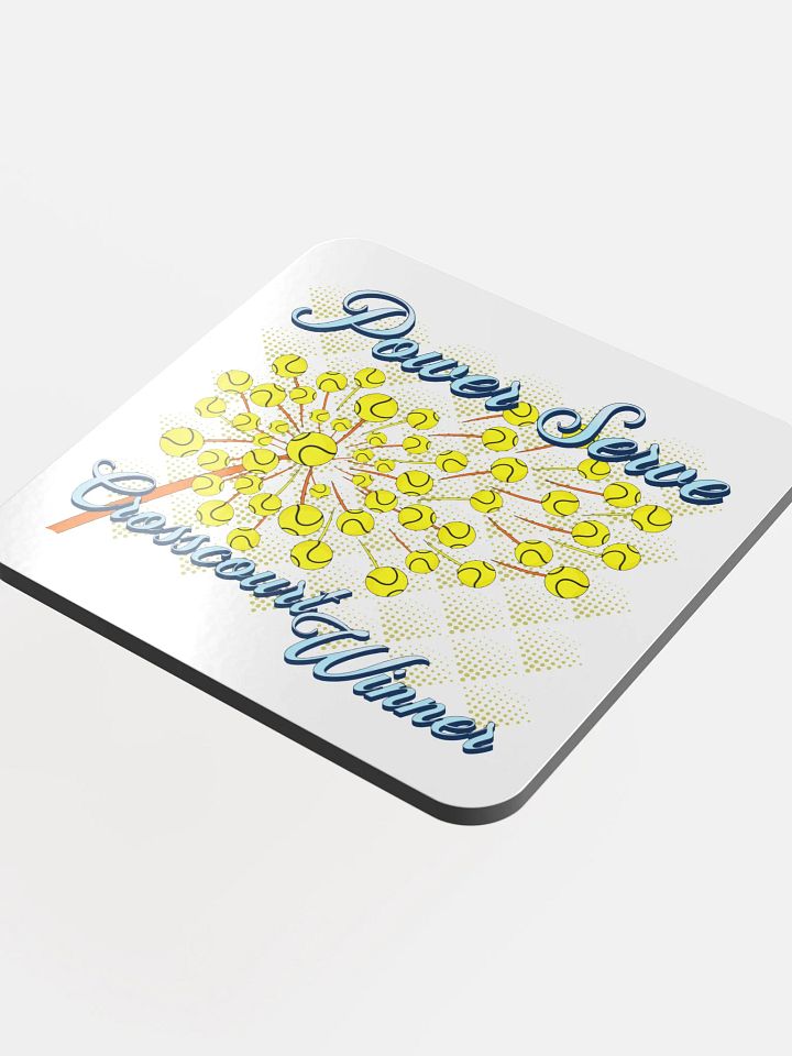 Dandelion Tennis Power Server Crosscourt Winner Dream Coaster Set product image (1)