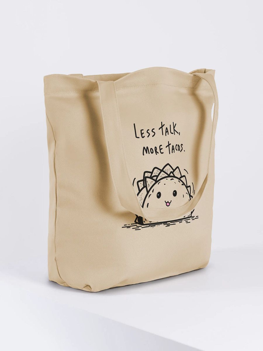 Less Talk More Tacos Eco Tote Bag product image (4)