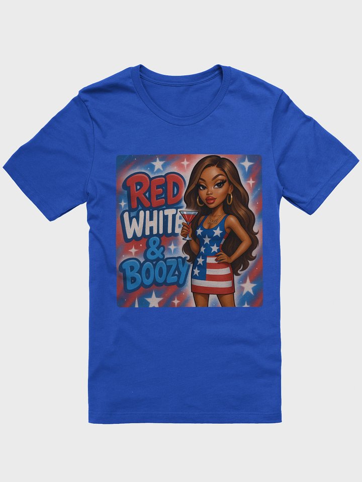 Red White & Boozy Patriotic T-Shirt product image (1)