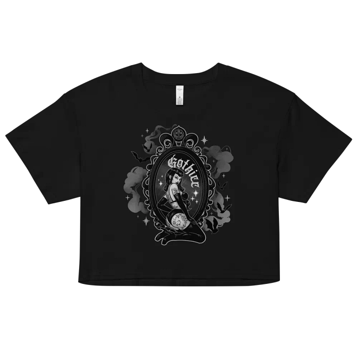 𝖌𝖔𝖙𝖍𝖎𝖈𝖈 crop tee product image (1)