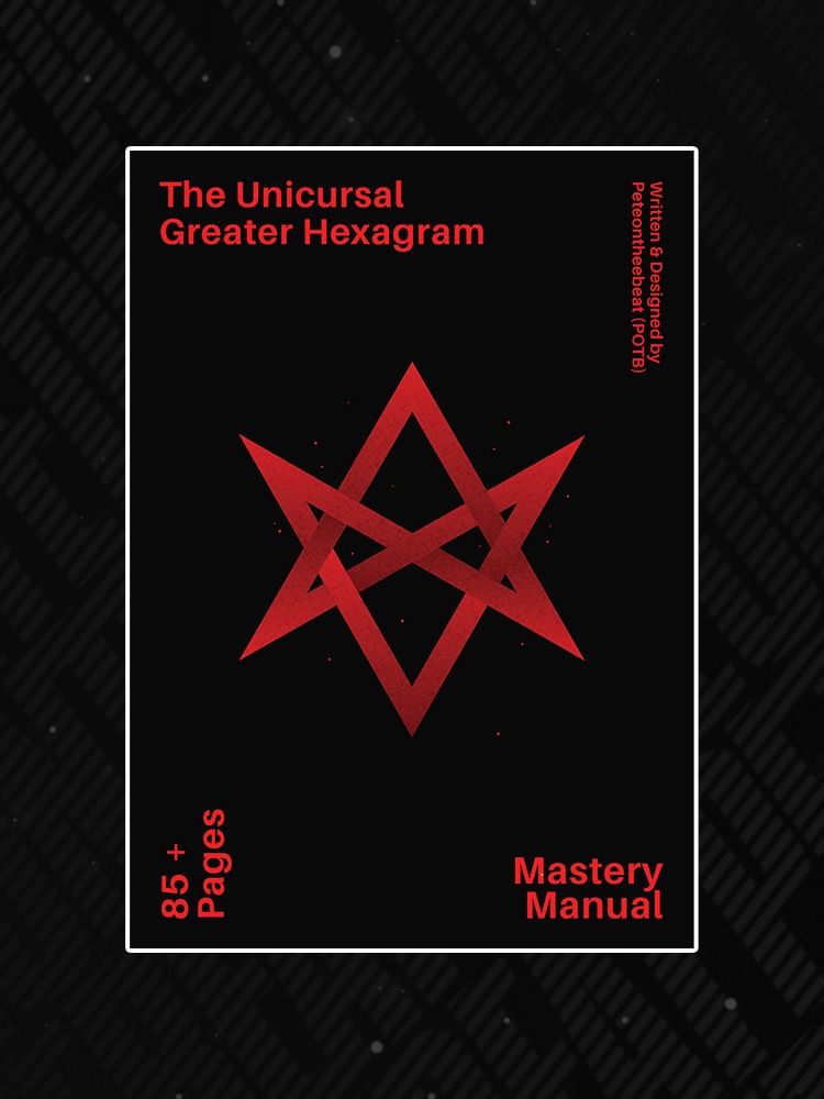 The Unicursal Greater Hexagram Ritual Mastery Manual product image (1)