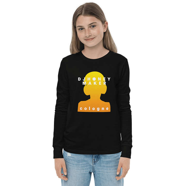DJHoneyMaker Cologne Youth Long Sleeve T-Shirt product image (1)
