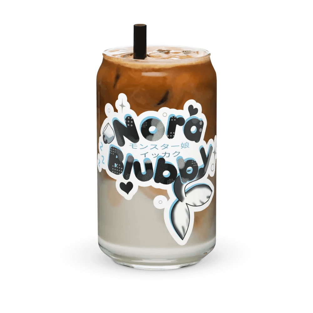 NoraBlubby Logo/Tail Snuggle 16oz Glass product image (10)