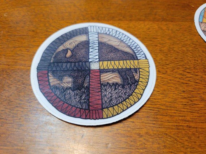 Medicine Wheel Sticker product image (1)